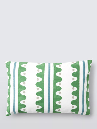 John Lewis Scion Oakham Embroidery Scatter Cushion 40 x 60cm- Buy online at McGrocer