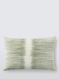 Harlequin Chaco stripe cushion in moss (British brand)