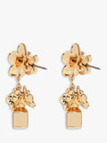 Marc Jacobs Daisy drop earrings gold plated (British brand)