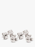 Marc Jacobs bear stud earrings light antique silver, UK version