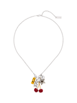 John Lewis Marc Jacobs Trinket Cluster Charm Necklace, Silver/Multi- Buy online at McGrocer