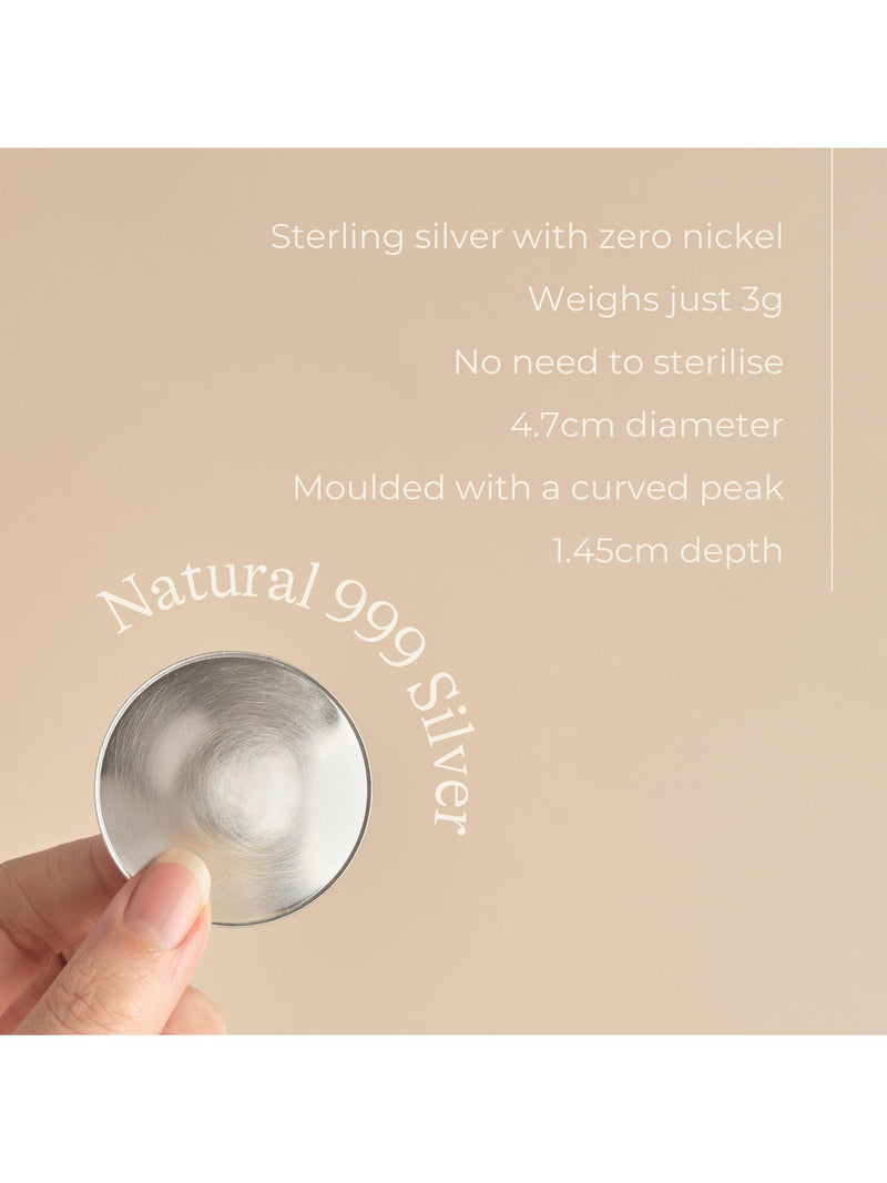 Lansinoh Silver Nursing Cups Pack of 2, imported from the UK