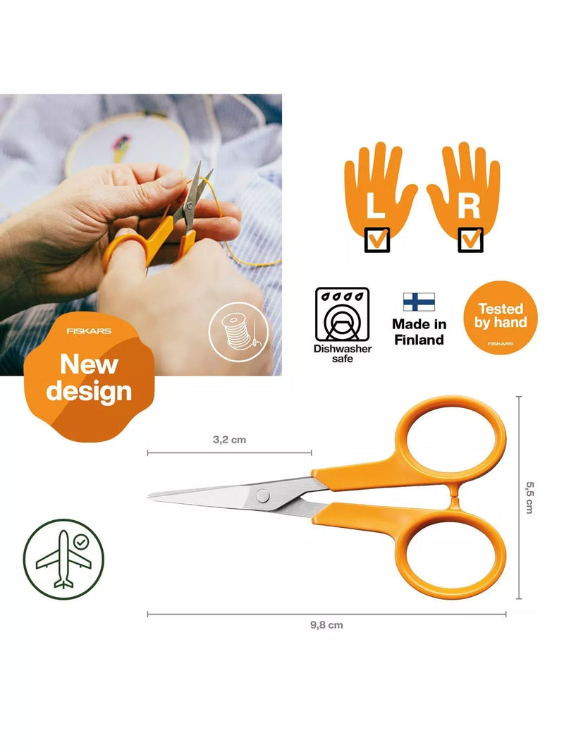 Fiskars Classic embroidery scissors 10cm (British brand)