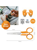 Fiskars short blade hobby scissors 13cm - British product