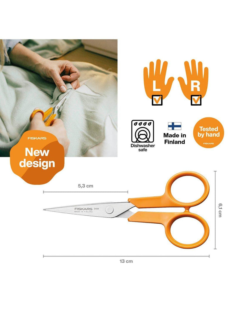 Fiskars classic needle scissors 13cm, UK version