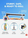 BOLDCUBE Big 3-Wheel Foldable Scooter Street Graffiti, imported from the UK