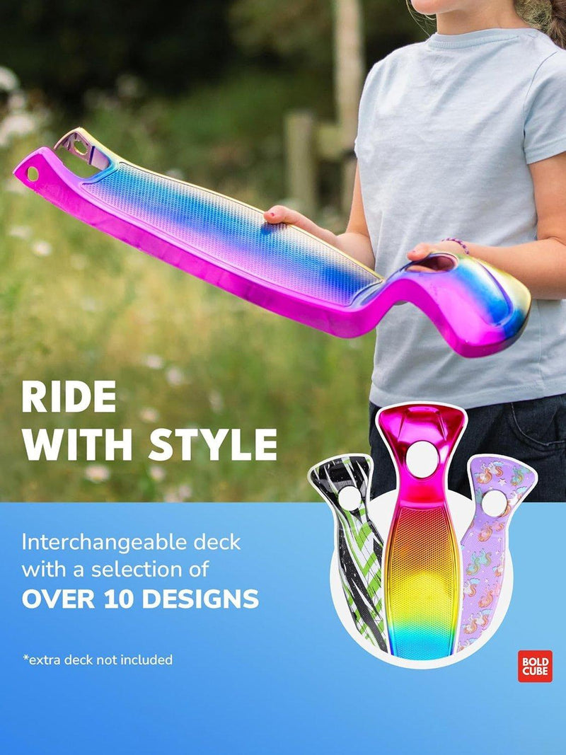 BOLDCUBE Big 3-Wheel Foldable Scooter Street Graffiti, imported from the UK
