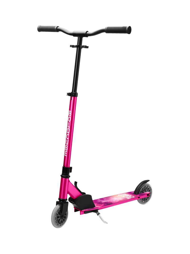 Boldcube Deluxe 2 Wheel Foldable Scooter Fuchsia (British brand)