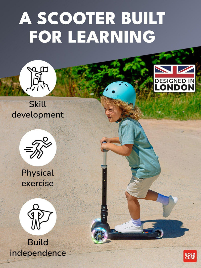 BOLDCUBE Teeny Fold 3-wheel scooter Rocket (British brand)