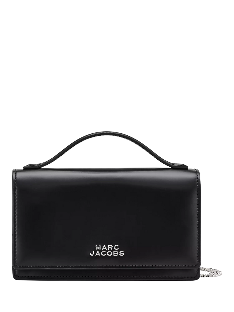 Marc Jacobs Glam Mirror Mini Bag in black leather, UK version
