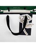 Hall & Co Memento Luxe gift bag white black - British product