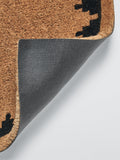 John Lewis chevron border door mat 45x75cm black (British brand)