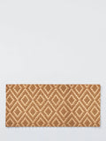 John Lewis Diamond Embossed Door Mat, Natural