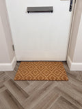 John Lewis door mat diamond embossed natural 45x75cm, UK version