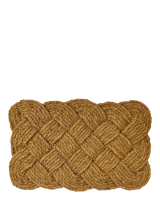 John Lewis John Lewis Woven Knot Door Mat Natural 45 x 75cm- Buy online at McGrocer