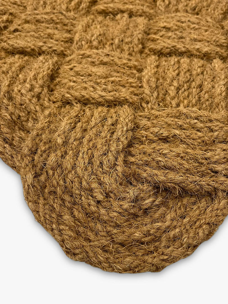 John Lewis woven knot door mat natural 45x75cm (British brand)