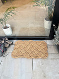 John Lewis woven knot door mat natural 45x75cm (British brand)