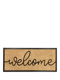John Lewis Welcome Coir Door Mat Natural 45 x 76cm