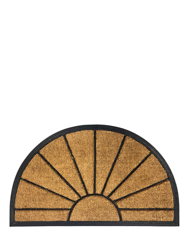 John Lewis sunburst door mat coir natural, imported from the UK