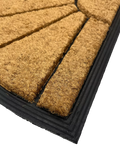 John Lewis sunburst door mat coir natural, imported from the UK