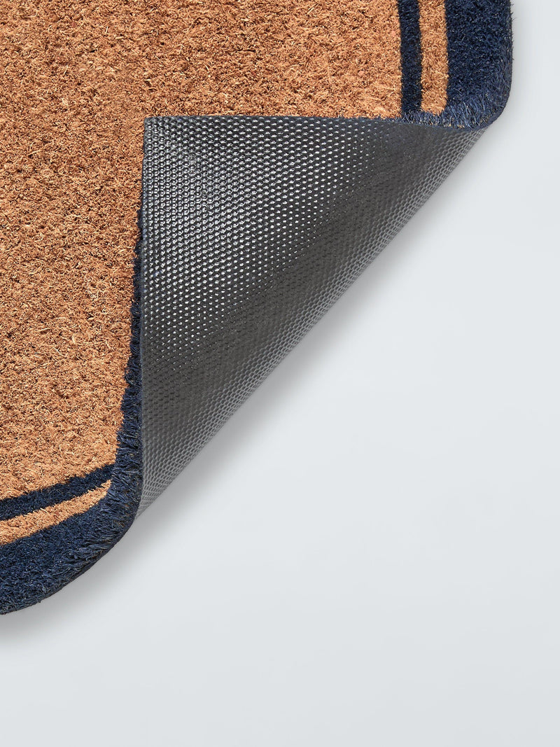 John Lewis wide stripe blue door mat 45x75cm, imported from the UK