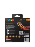 POSCA medium paint markers set of 8 warm tones - British product
