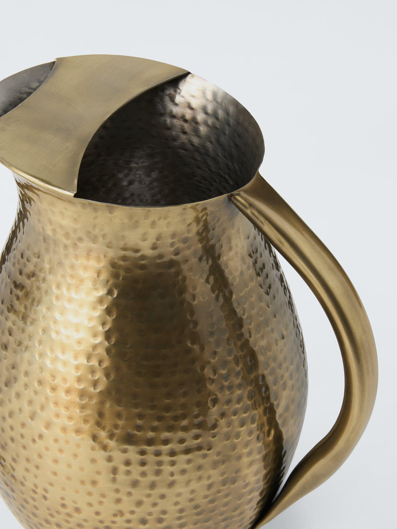 John Lewis hammered stainless steel jug 2.5L gold, UK version