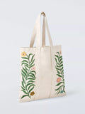 John Lewis x Anine Cecilie Iversen green floral tote bag - British product