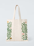 John Lewis x Anine Cecilie Iversen green floral tote bag - British product