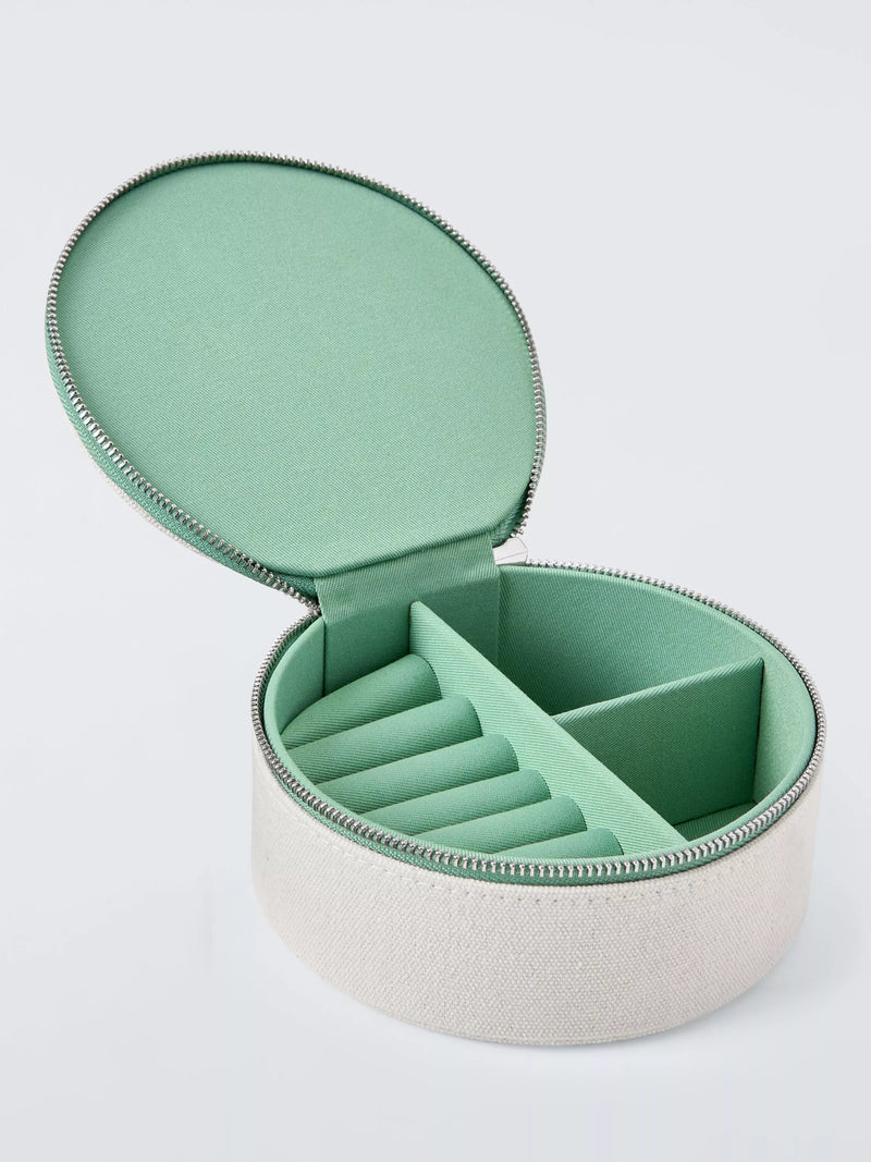 John Lewis floral jewellery box with embroidered details, British brand