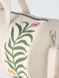 John Lewis floral weekend bag in green, imported from the UK