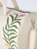 John Lewis floral weekend bag in green, imported from the UK