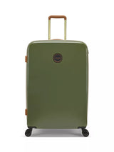 John Lewis Joules Heritage Large Hard-Sided Suitcase, Olive & Tan- Buy online at McGrocer