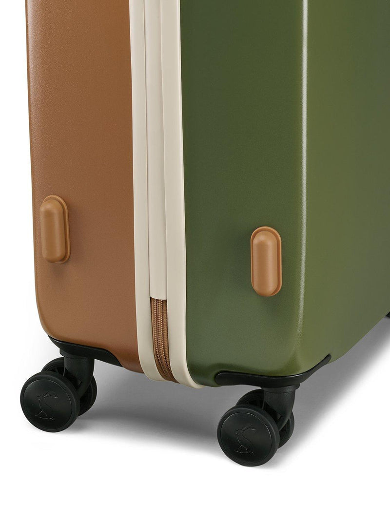 Joules Heritage large suitcase olive tan - British product