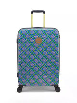 John Lewis Joules Hard Shell Medium Suitcase, 63L, Tile Diamond- Buy online at McGrocer