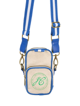 John Lewis Joules Boat Club Essentials Crossbody Bag, Natural-blue, H17 x W10 x D7cm- Buy online at McGrocer