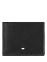 John Lewis Montblanc Meisterstück Leather 6CC Bifold Wallet, Black- Buy online at McGrocer