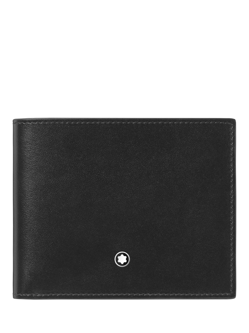 Montblanc Meisterstück black leather bifold wallet, imported from the UK