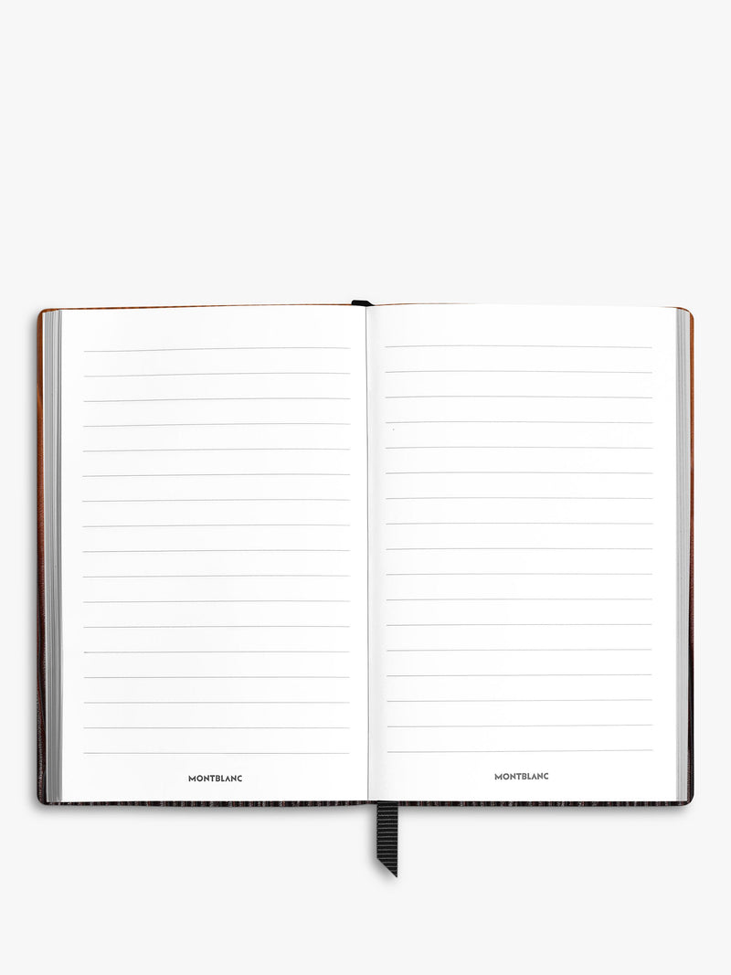 Montblanc Fauve small leather notebook with lined pages (British brand)