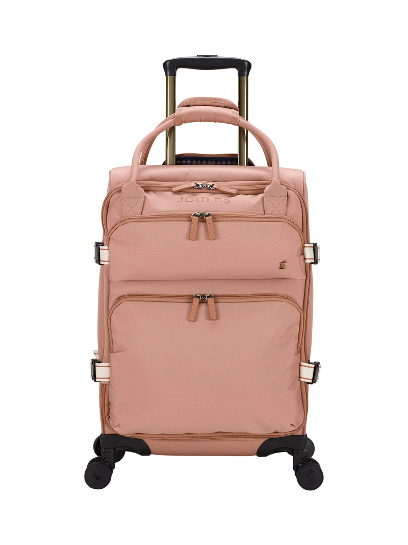 Joules Soft Epwell 8-wheel pink suitcase 40L, UK version