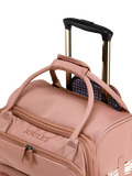 Joules Soft Epwell 8-wheel pink suitcase 40L, UK version