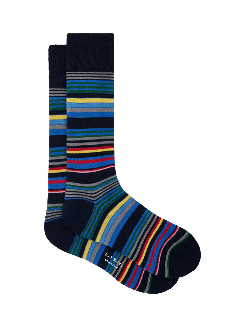 Paul Smith signature stripe ankle socks multi-colour, UK version