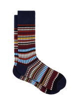 John Lewis Paul Smith Rib Stripe Cotton Blend Socks, Multi- Buy online at McGrocer