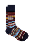 Paul Smith rib stripe cotton blend socks, UK version