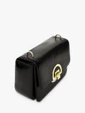 Apatchy London Tilly leather shoulder bag, crinkle patent - British product