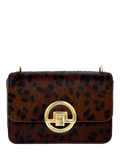 Apatchy London brown leopard shoulder bag - British product