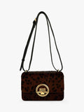 Apatchy London brown leopard shoulder bag - British product