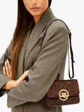 Apatchy London brown leopard shoulder bag - British product