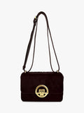 Apatchy London Tilly hair-on leather shoulder bag - British product