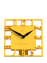 John Lewis Newgate Clocks Highline Mantel Clock, Yellow- Buy online at McGrocer